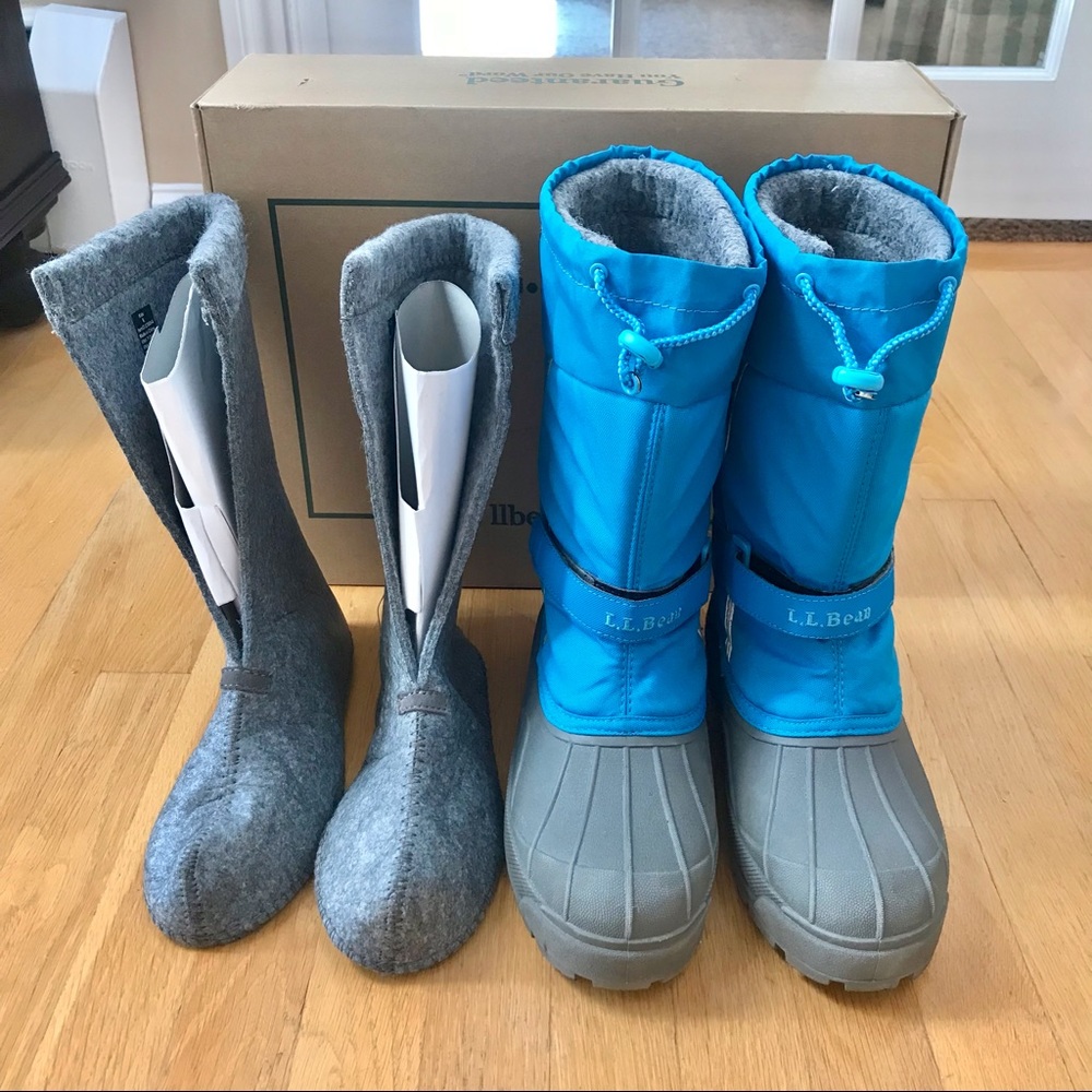 L.L. Bean Big Kids Size 6 Northwoods Boots - Barely Worn